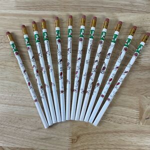 Vtg 1989 7Up Pencil Soda Pop Dot Uncola Advertising New Old Stock NOS Set of 12